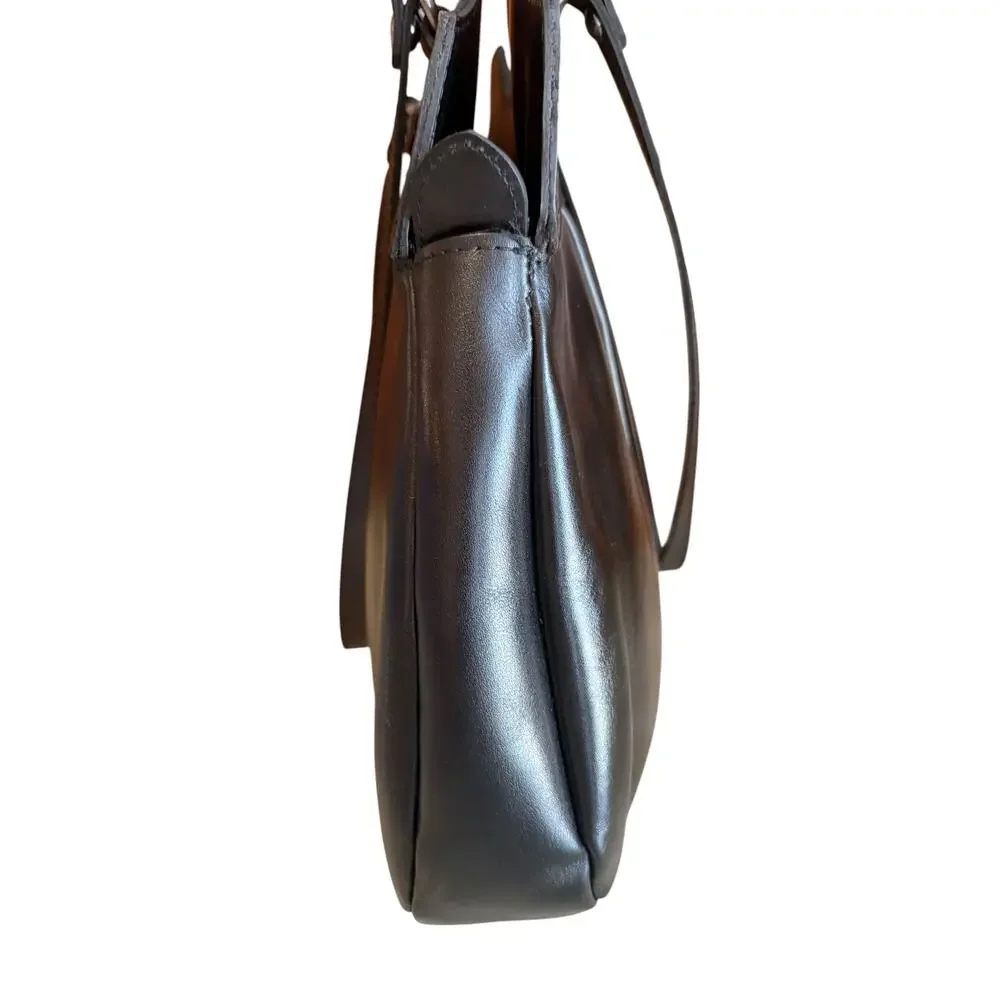 Patricia Nash Napoli Leather Heritage Shoulder Bag Black